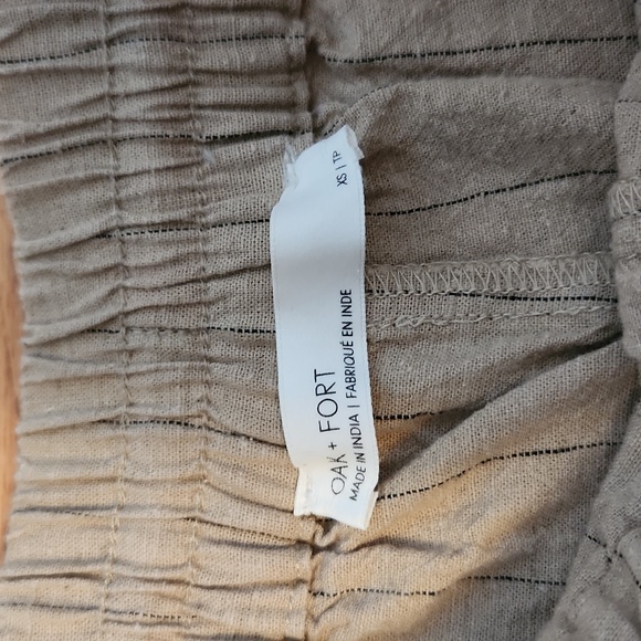 Oak + Fort linen pants - Picture 2 of 2